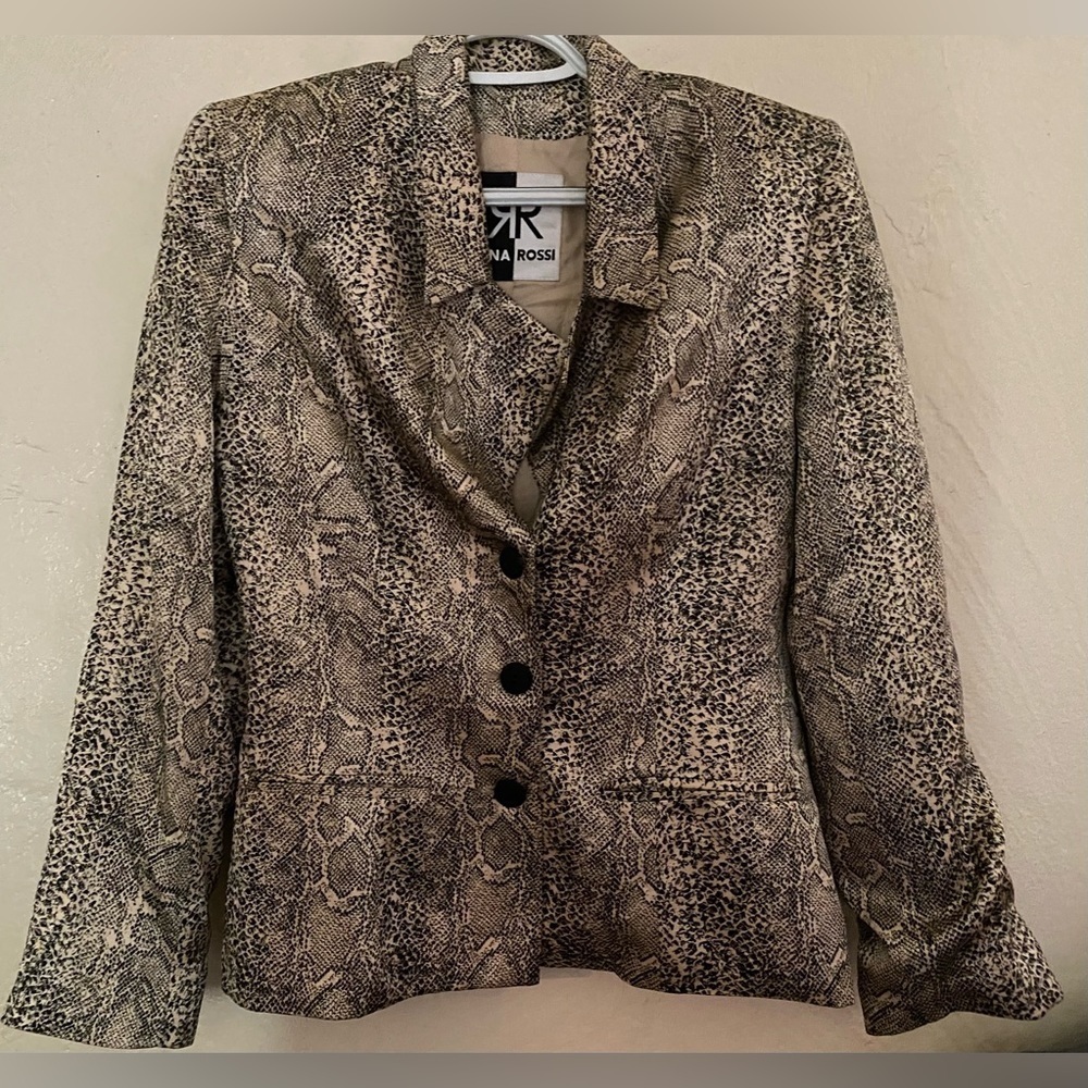 3 pc Snake Skin Print Rina Rossi Set